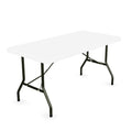 White Plastic Folding Table 30 x 60 Inch N29043