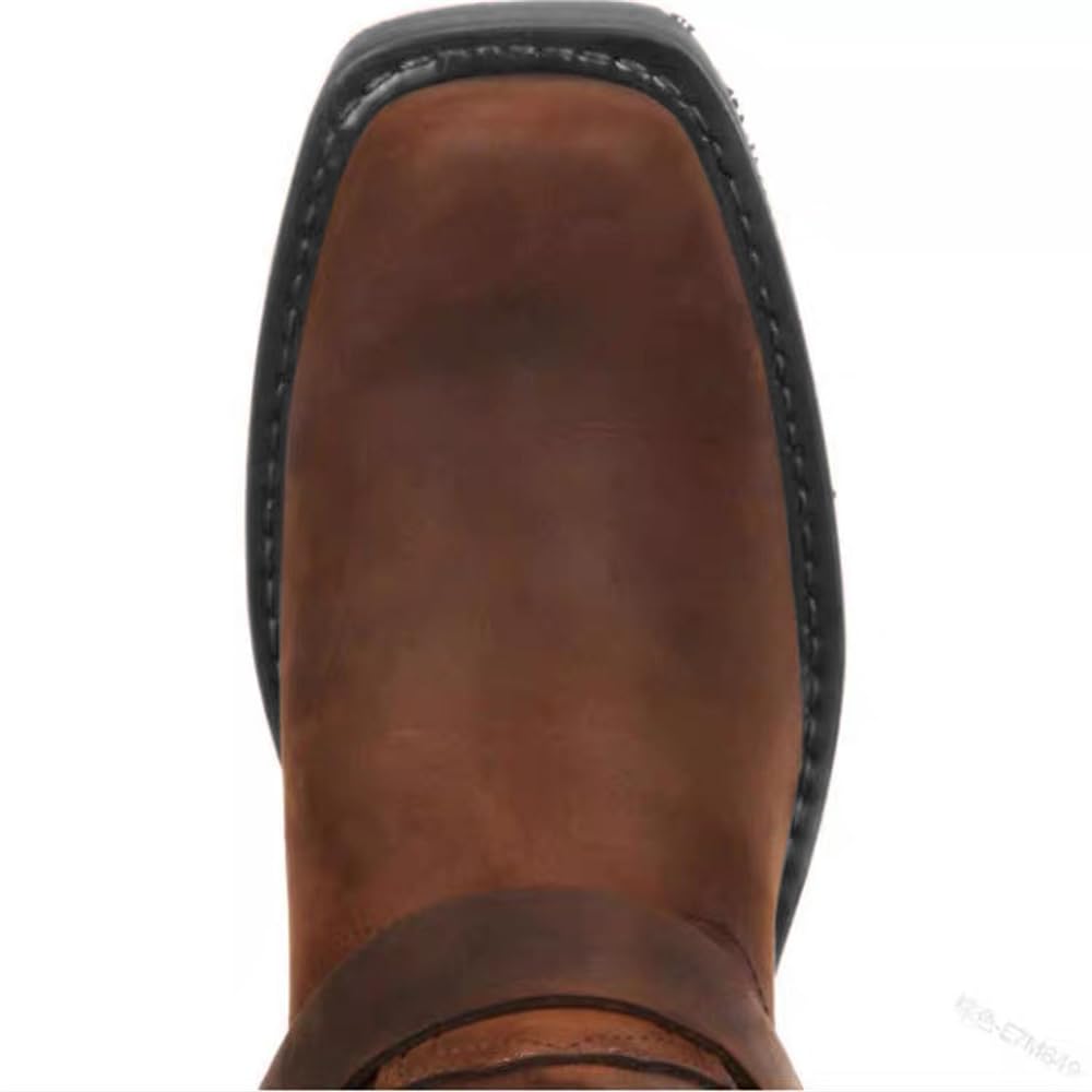 Men's Square Toe Embroidered Cowboy Boots K1199