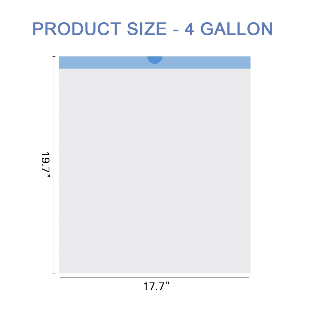 4 Gallon Drawstring Trash Bags 60 Count I709