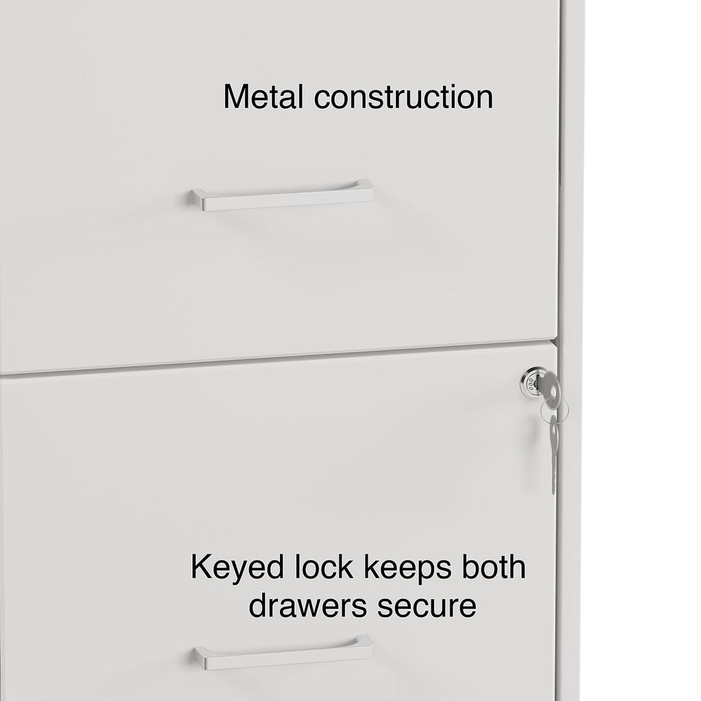2 Drawer Letter Size Lockable File Cabinet B861680