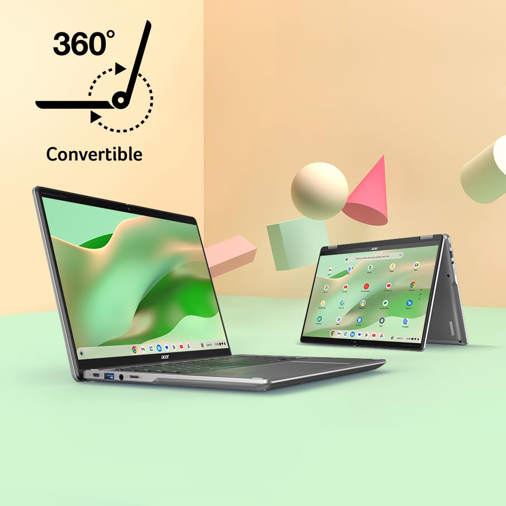 14" Convertible Laptop Intel Core i3 8GB 128GB Chrome OS F588037