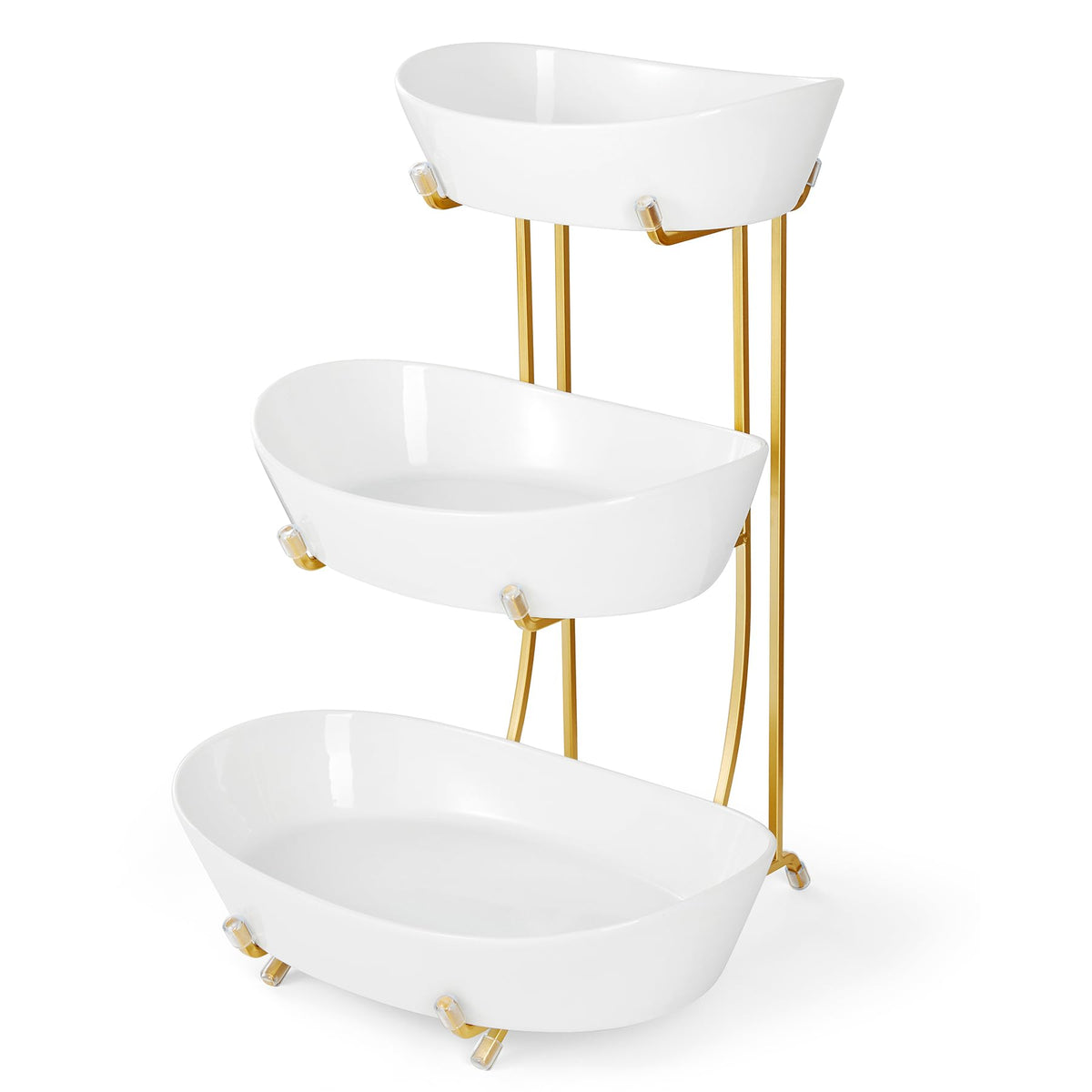 3 Tier Ceramic Fruit Bowl Z28755