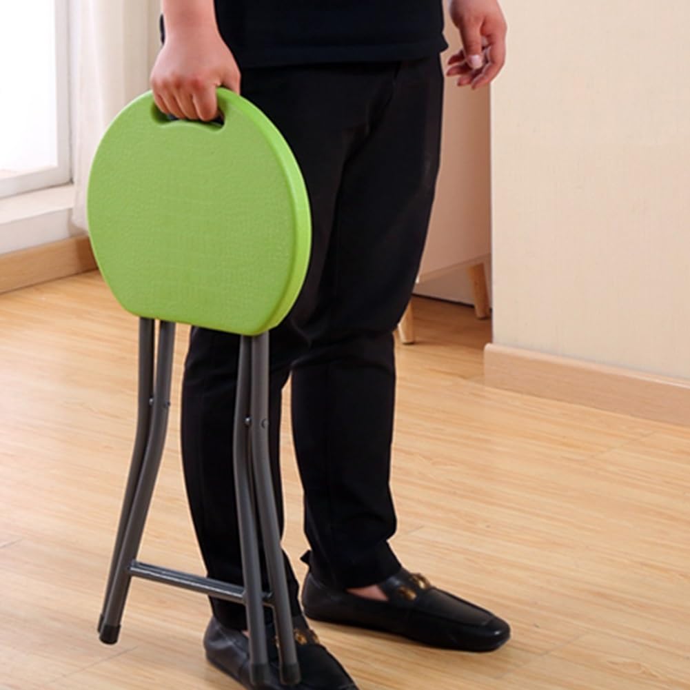 18 Inch Black Portable Folding Chair with Handle X2974