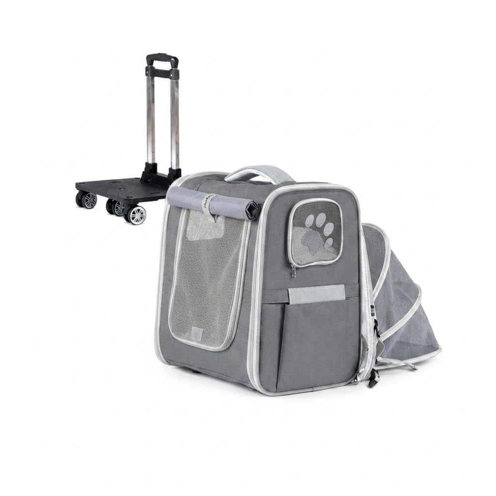 Rolling Pet Carrier Backpack H17143