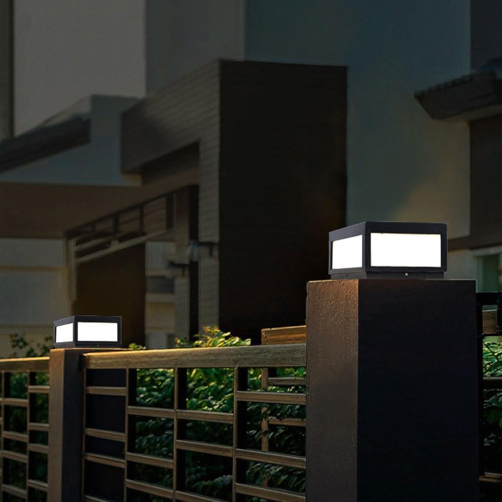 Solar Powered Waterproof Outdoor Post Lights for 4x4, 5x5 or 6x6 Posts O575966