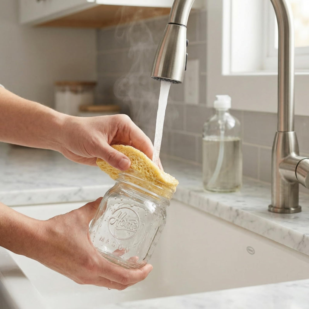 12 Pack 16Oz Wide Mouth Glass Mason Jars with Airtight Lids J725243