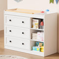 White Wood 3 Drawer Changing Table B887500