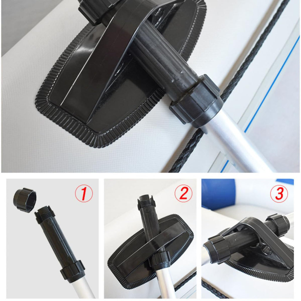 2pcs Kayak Paddle Set Aluminum Alloy Telescopic Shaft V5983