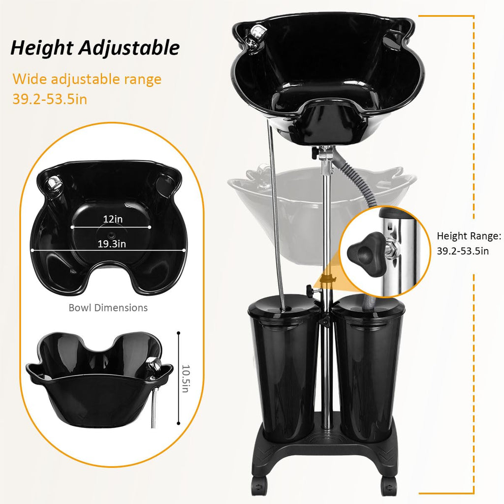 Portable Shampoo Bowl with Electric Pump X21099
