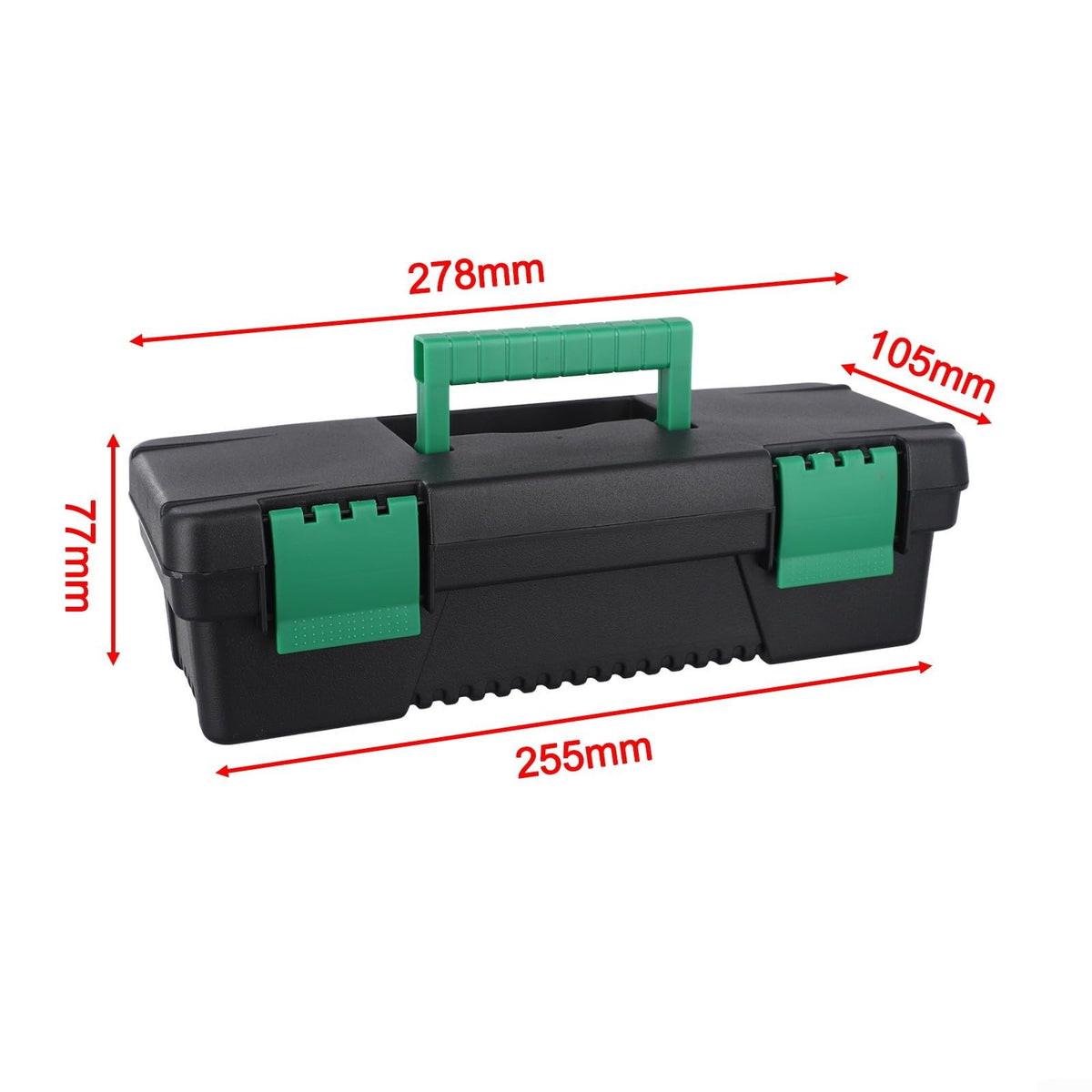 10 Inch Plastic Toolbox with Secure Latch M34646