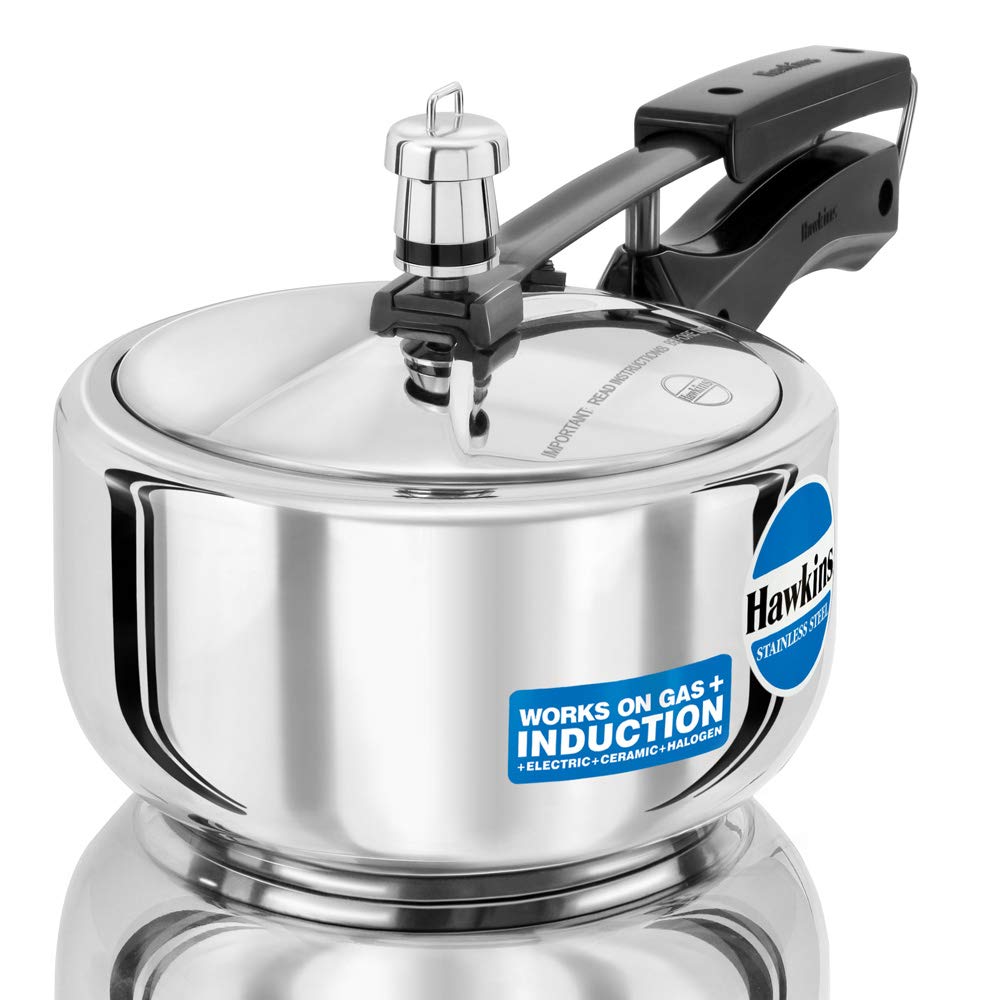 2 Litre Silver Pressure Cooker S832
