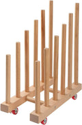 Artwork Storage Rack with Brake Caster Wheels 12in X535328