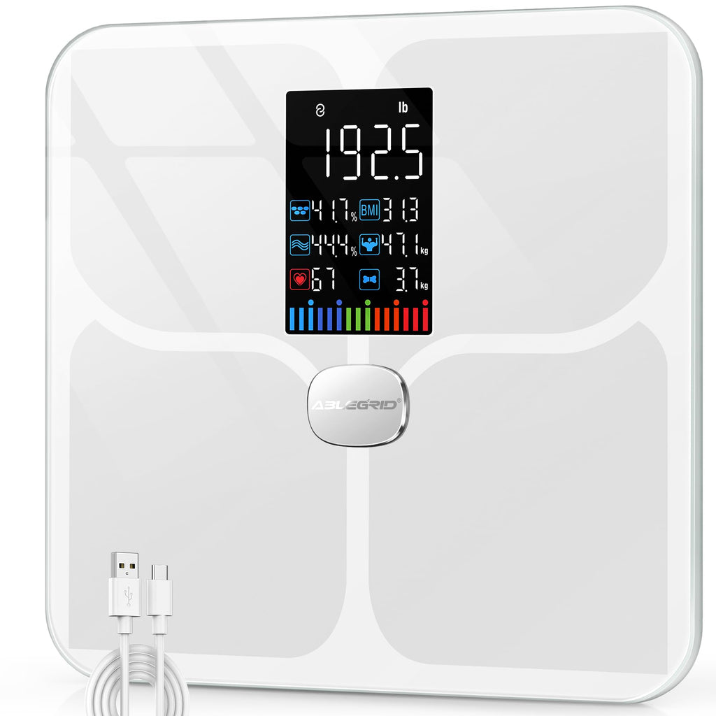Smart Bathroom Scale for Body Weight and Fat M5297