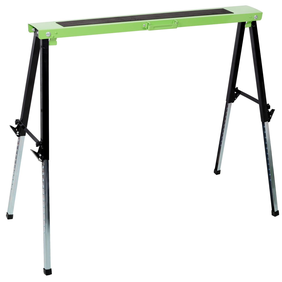 2 Pack Heavy Duty Steel Folding Sawhorse with Carry Handle V6317