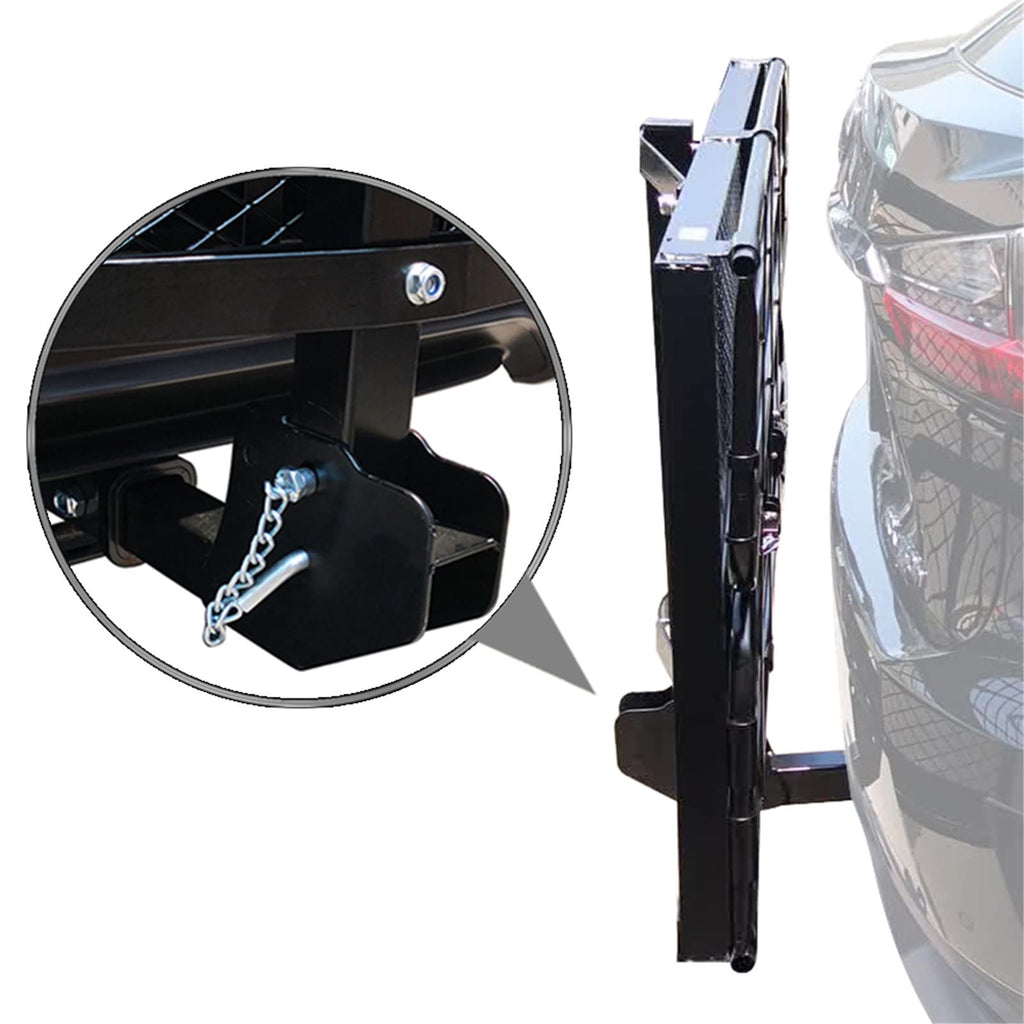 Heavy Duty Folding Hitch Mount Cargo Carrier 60" x 24" x 14.4" C28295