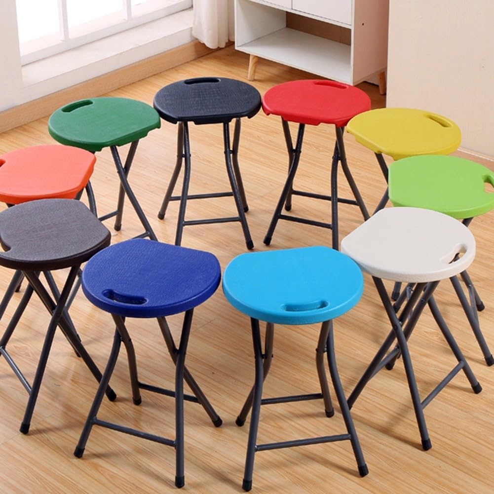 18 Inch Black Portable Folding Chair with Handle X2974