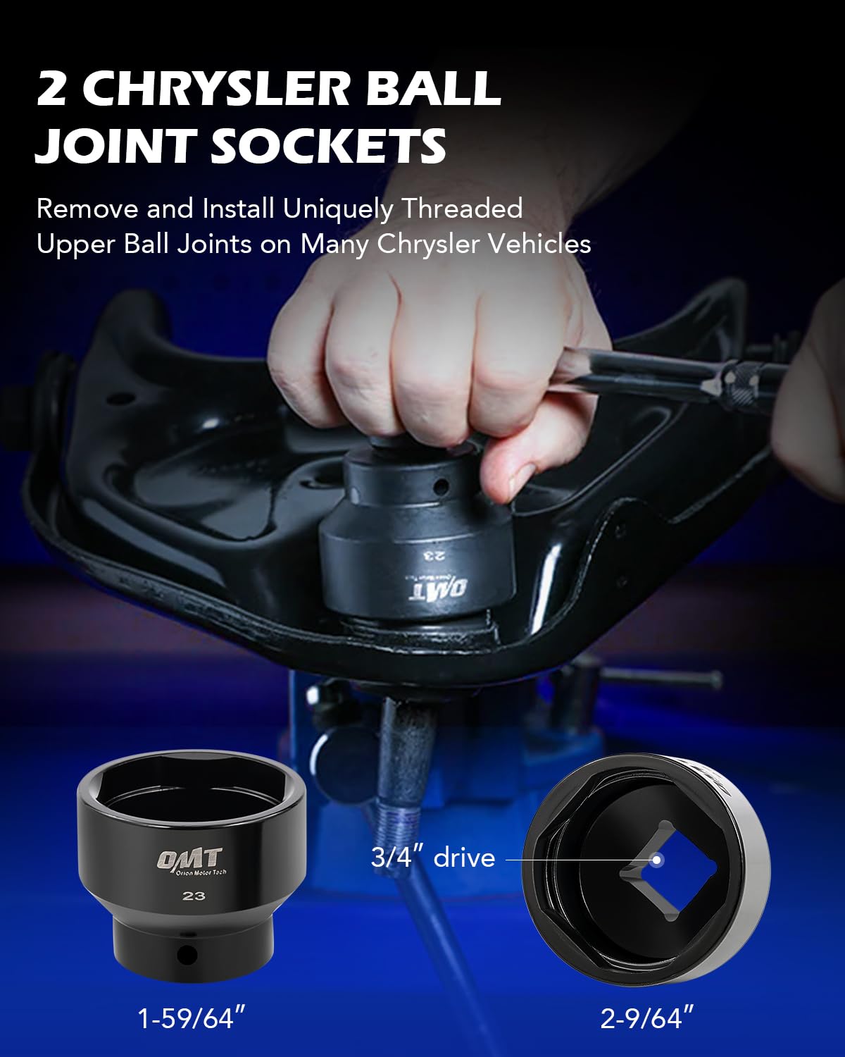 23pc Ball Joint Press Kit with Sockets and Adapters N350