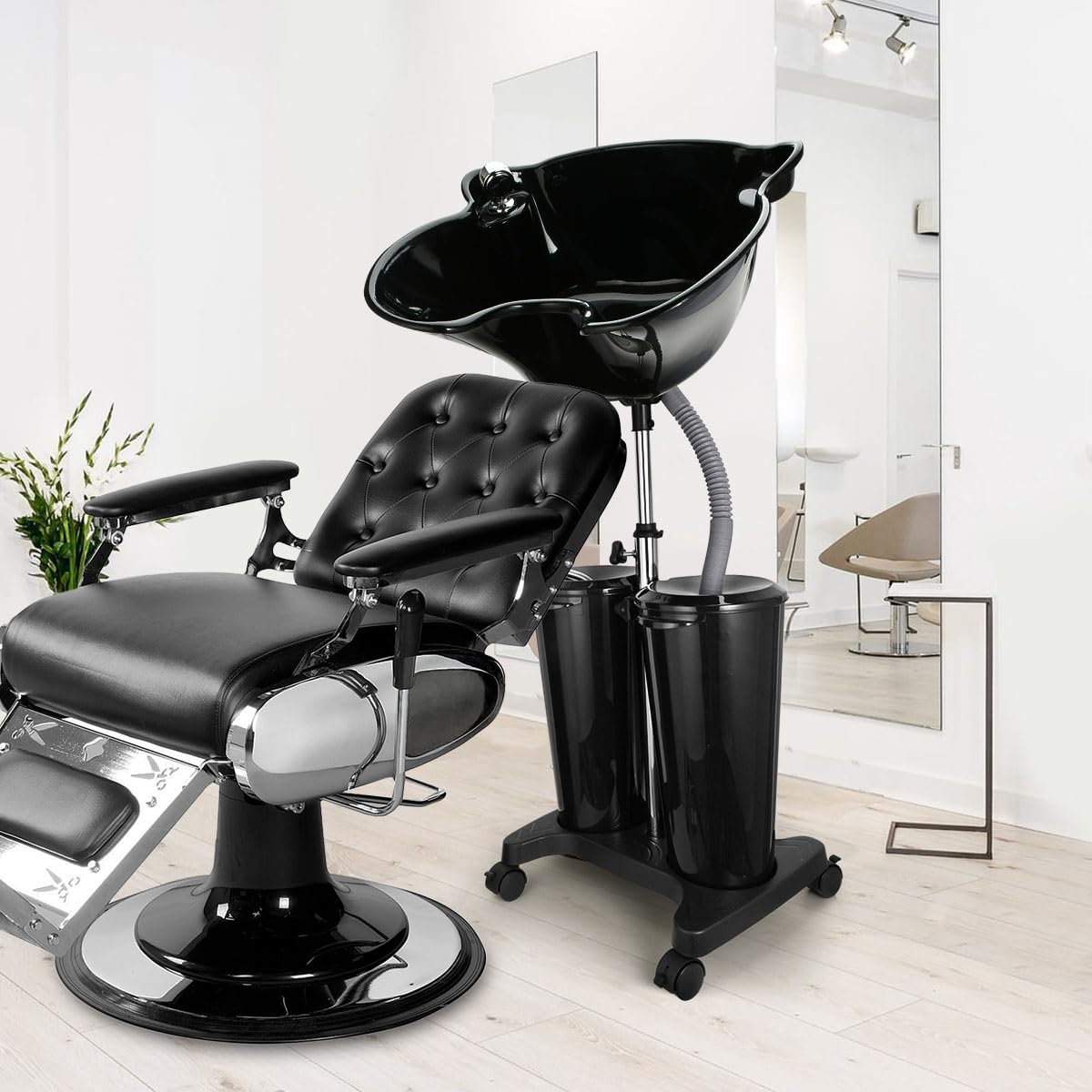 Portable Shampoo Bowl with Electric Pump X21099