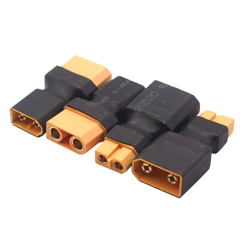 14AWG XT60 Parallel Battery Connector 2-Male to 1-Female Cable Y Splitter F6999