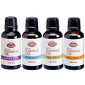 4 Pure Essential Oil Set Peppermint Lavender Sweet Orange Tea Tree 30ml T2230