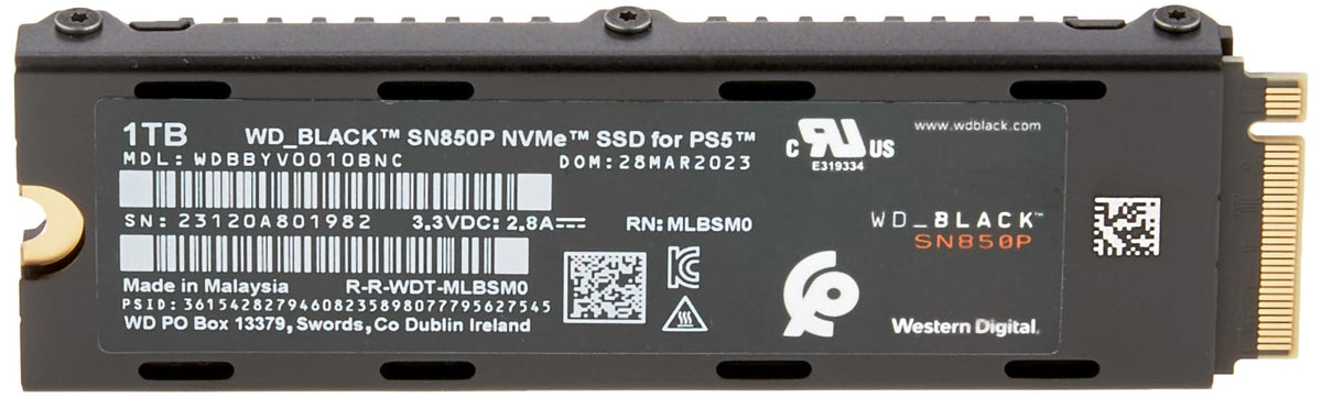 1TB NVMe M.2 SSD with Heatsink Z848
