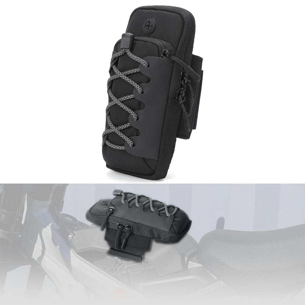Black Motorcycle Front Frame Bag T94721