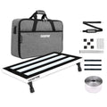 Aluminum Alloy Guitar Pedal Board with Carry Bag X7929