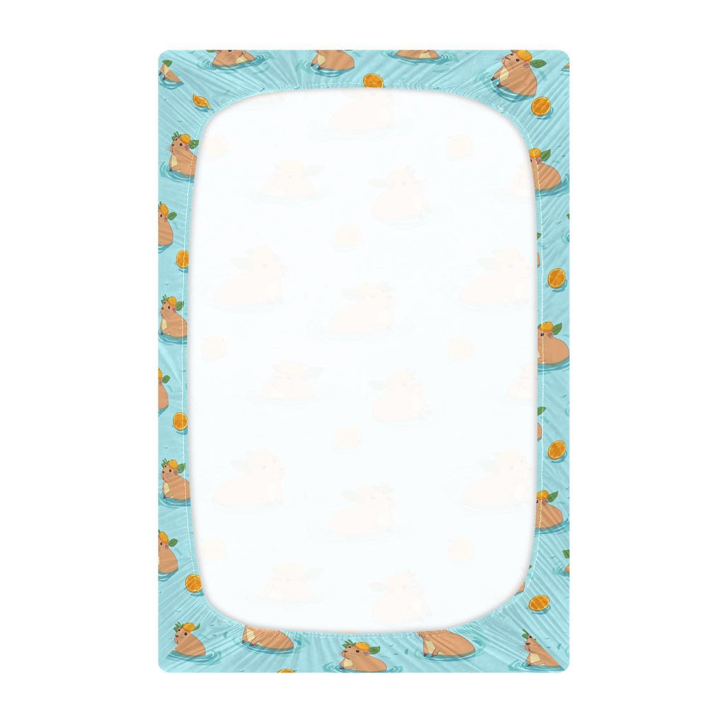 Soft Breathable Microfiber Crib Sheet, Fits Standard Size 28in x 52in P3055