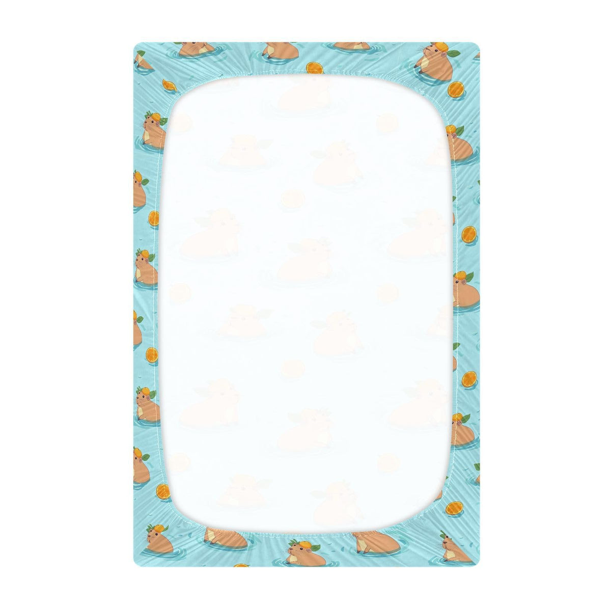 Soft Breathable Microfiber Crib Sheet, Fits Standard Size 28in x 52in P3055