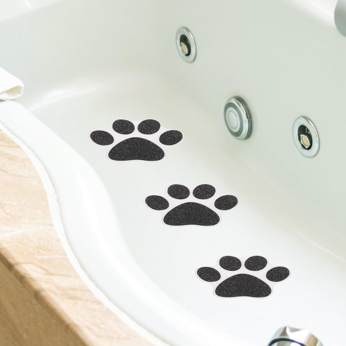 Non Slip Bathtub Stickers 10 pcs Dog Paw Decals F585
