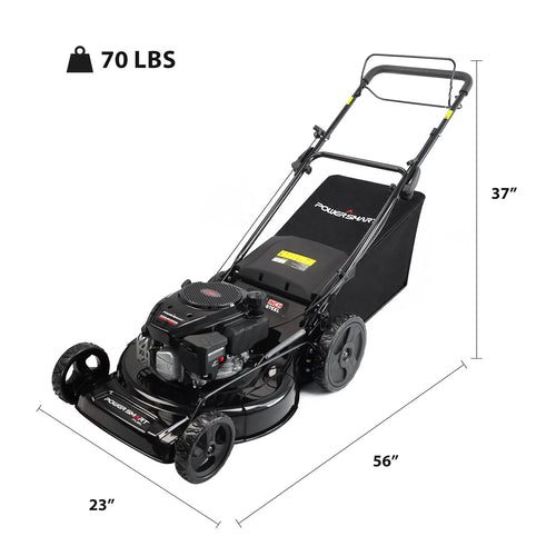 22-Inch Self Propelled Gas Lawn Mower, 170cc 4-Cycle OHV Engine H267