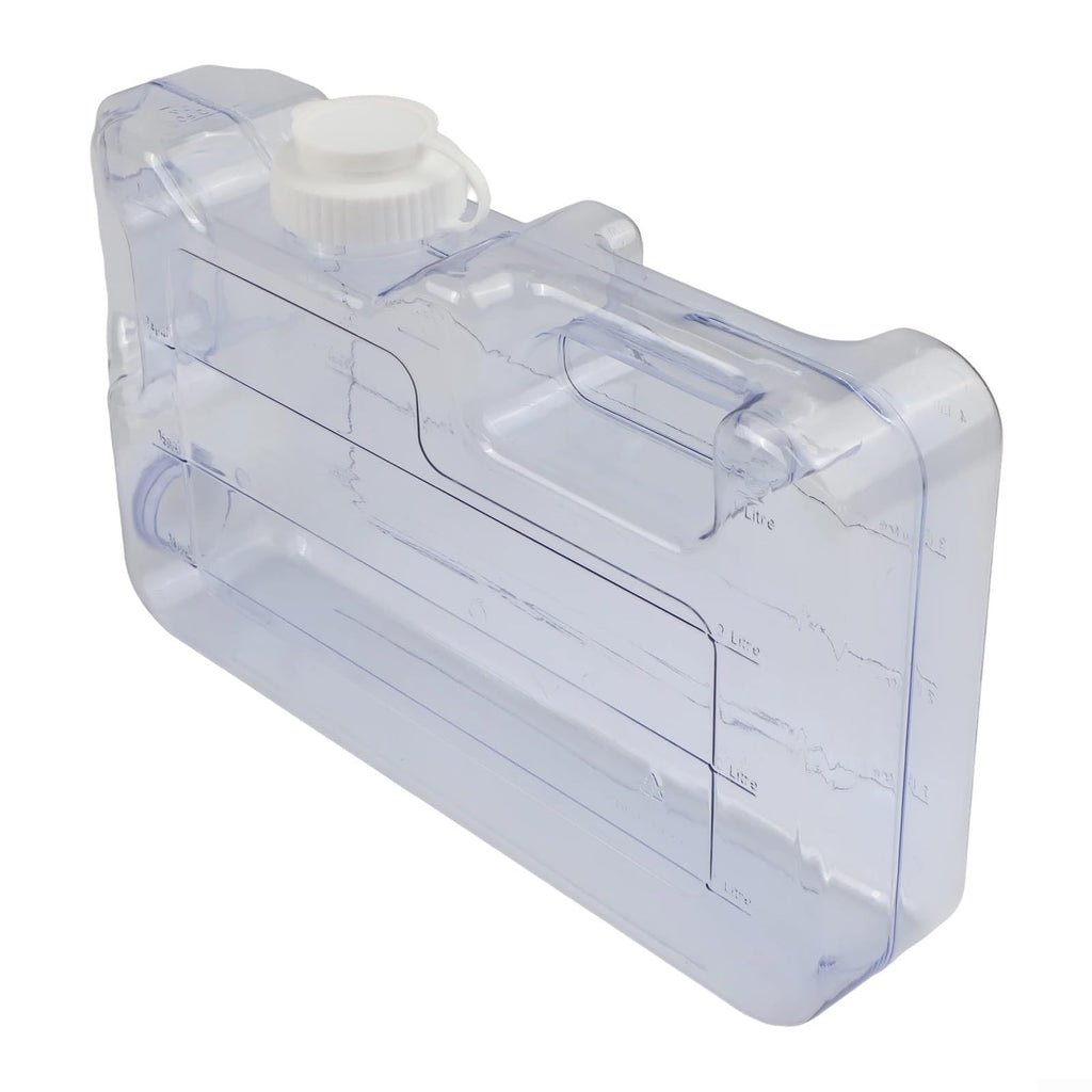 Plastic Refrigerator Water Dispenser with Faucet, 4L Beverage Tank A69182