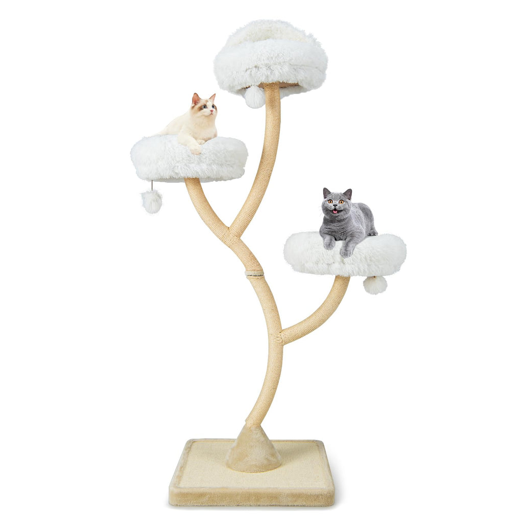 70 Inch Multi-Level Cat Tree with Perches and Scratching Posts P494957