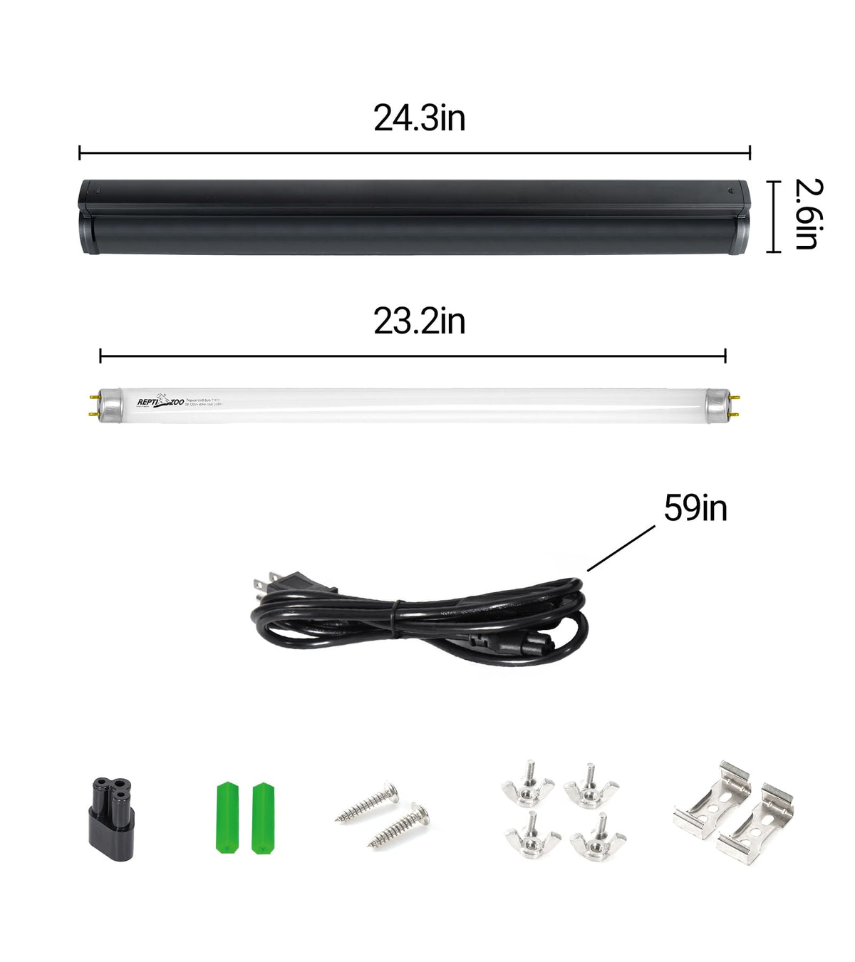 18W Reptile Lighting Combo Kit 24inch X510