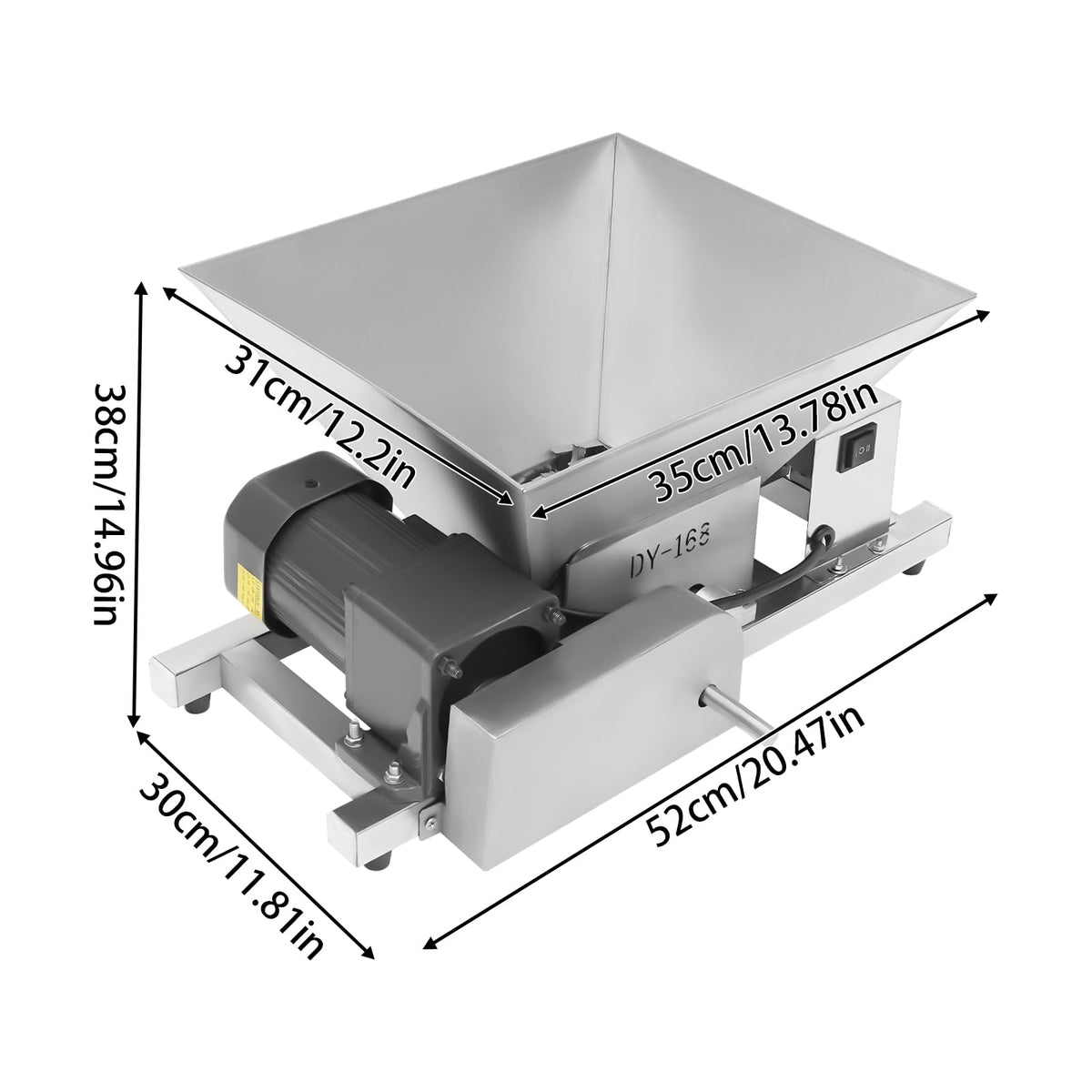 60W Stainless Steel 4L Fruit Crusher L393992