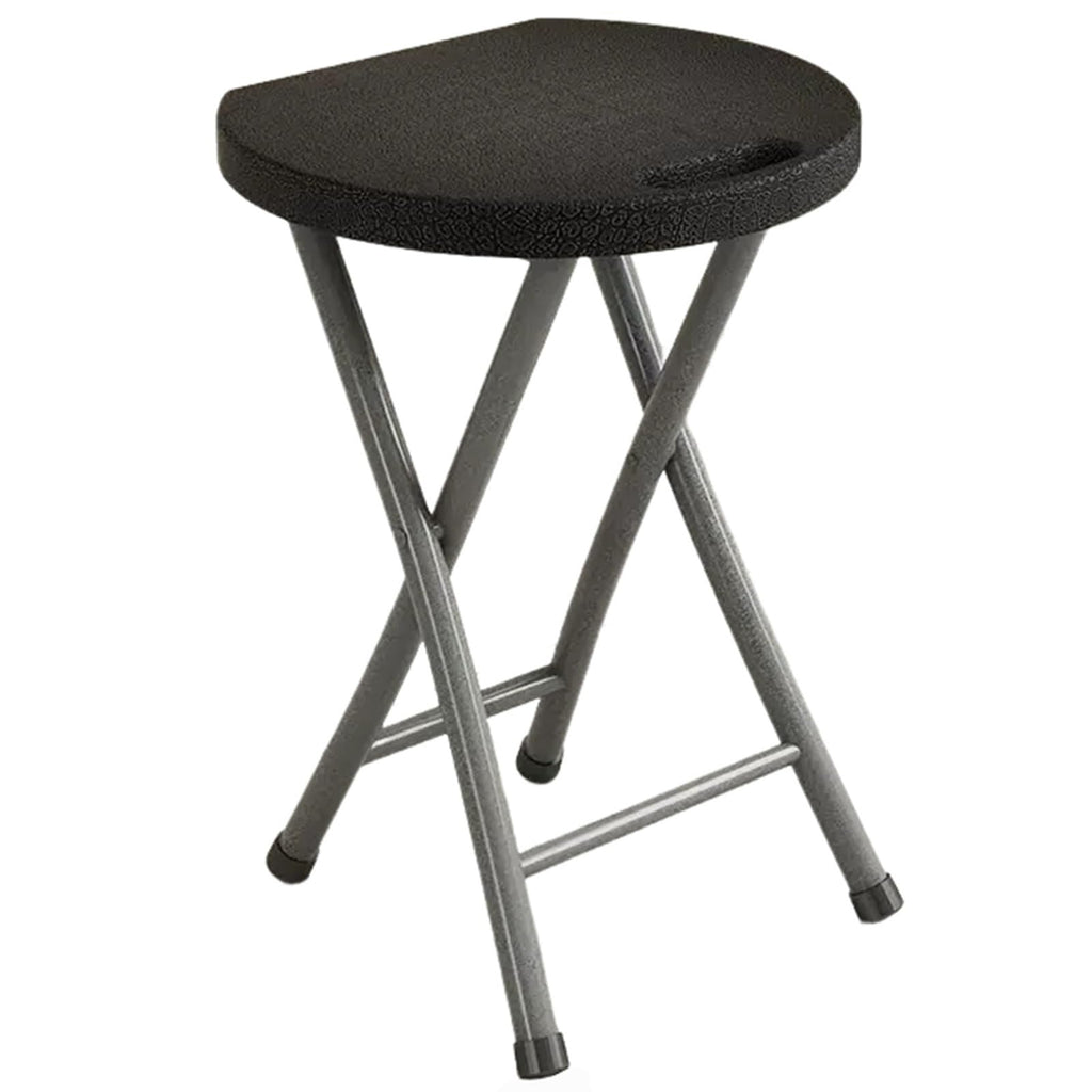 18 Inch Black Portable Folding Chair with Handle X2974