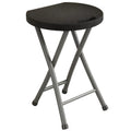 18 Inch Black Portable Folding Chair with Handle X2974