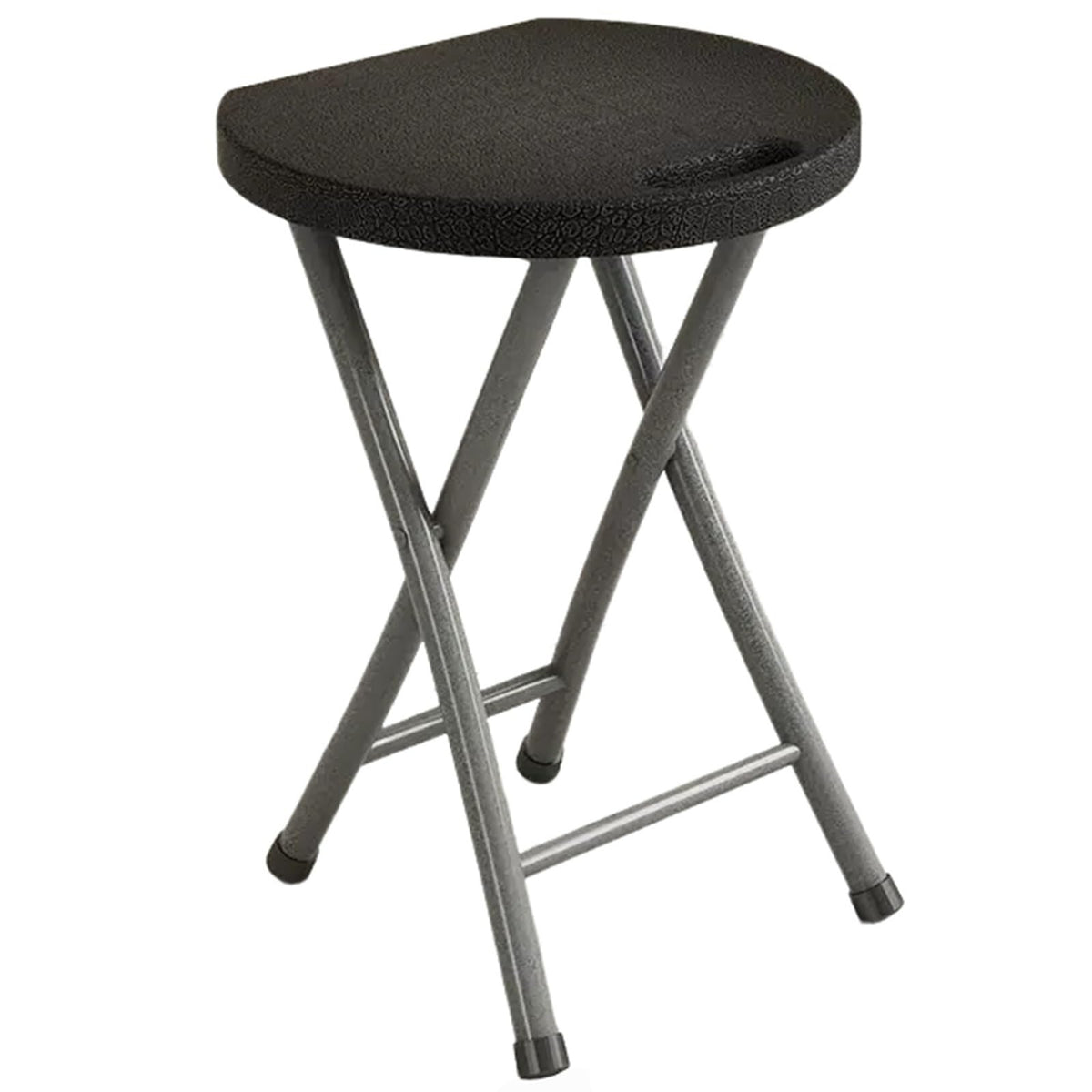 18 Inch Black Portable Folding Chair with Handle X2974