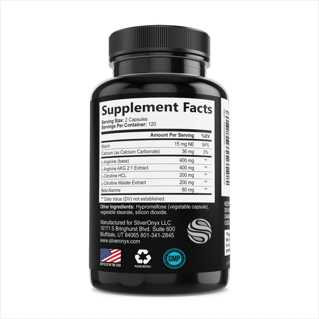 240 Capsules Nitric Oxide Booster H50161
