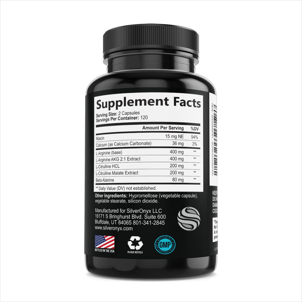 240 Capsules Nitric Oxide Booster H50161