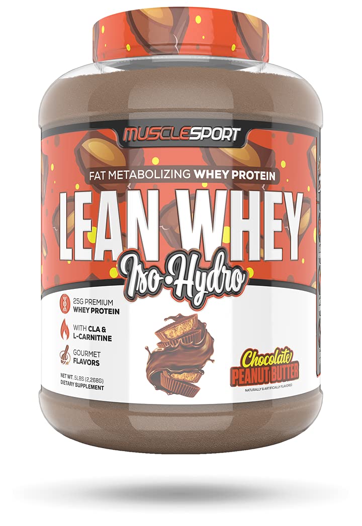 Whey Protein Isolate Powder 5lb Chocolate Peanut Butter V4877