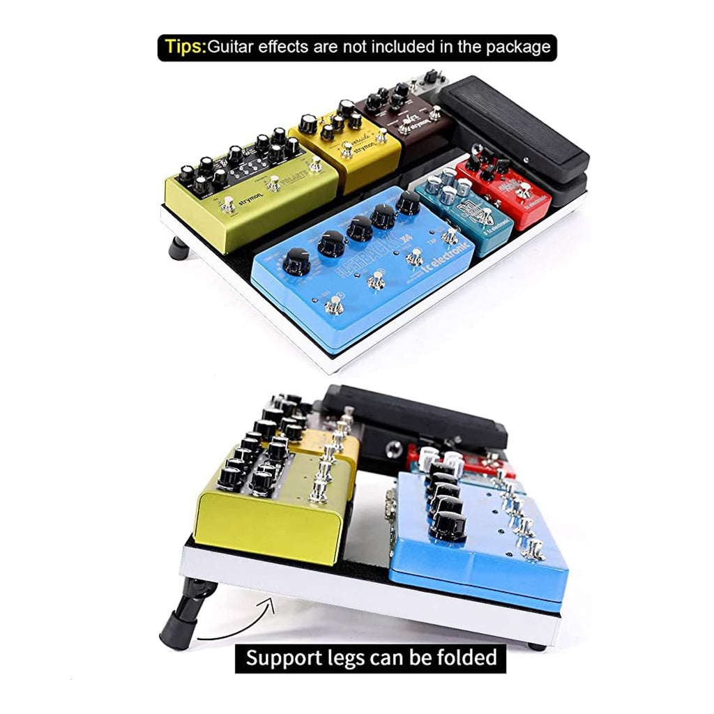 Aluminum Alloy Guitar Pedal Board with Carry Bag X7929