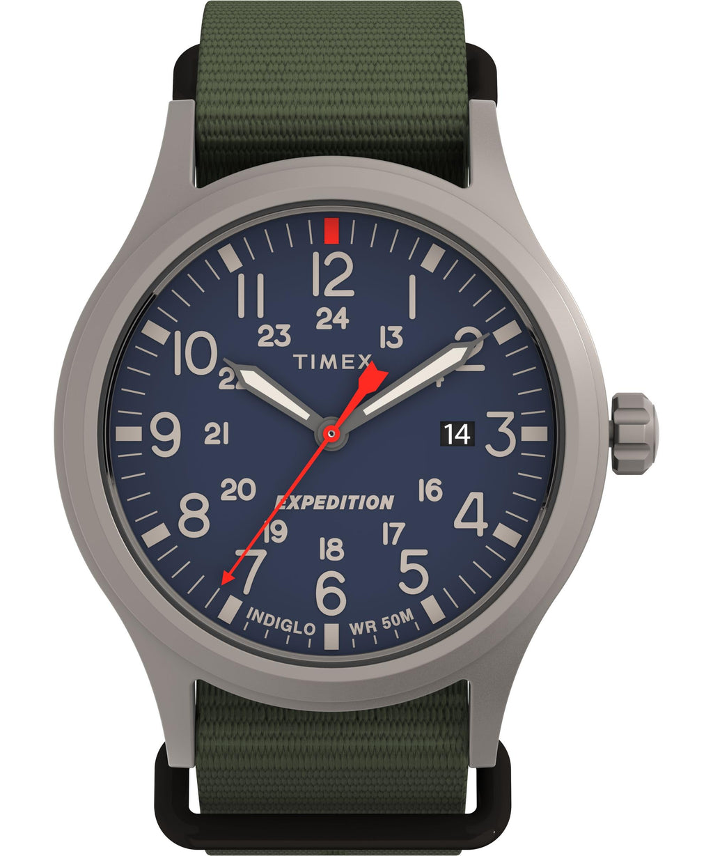40mm Analog Watch with Luminous Hands and 50M Water Resistance O418344