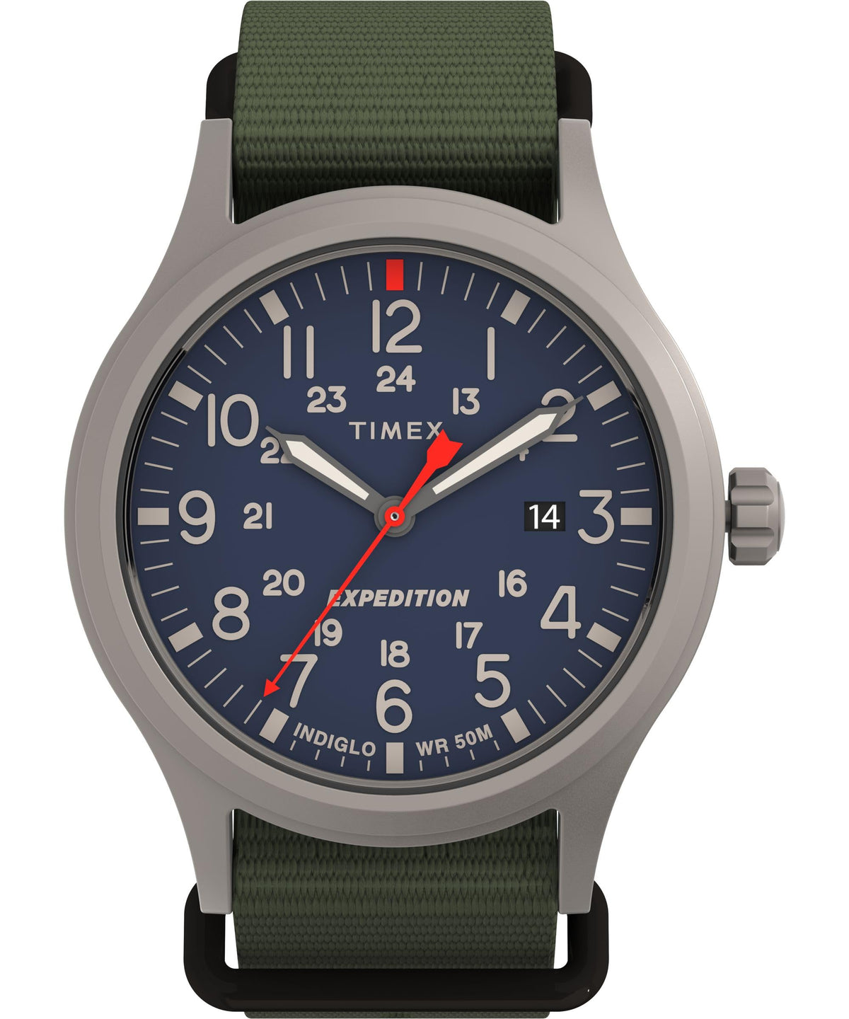 40mm Analog Watch with Luminous Hands and 50M Water Resistance O418344
