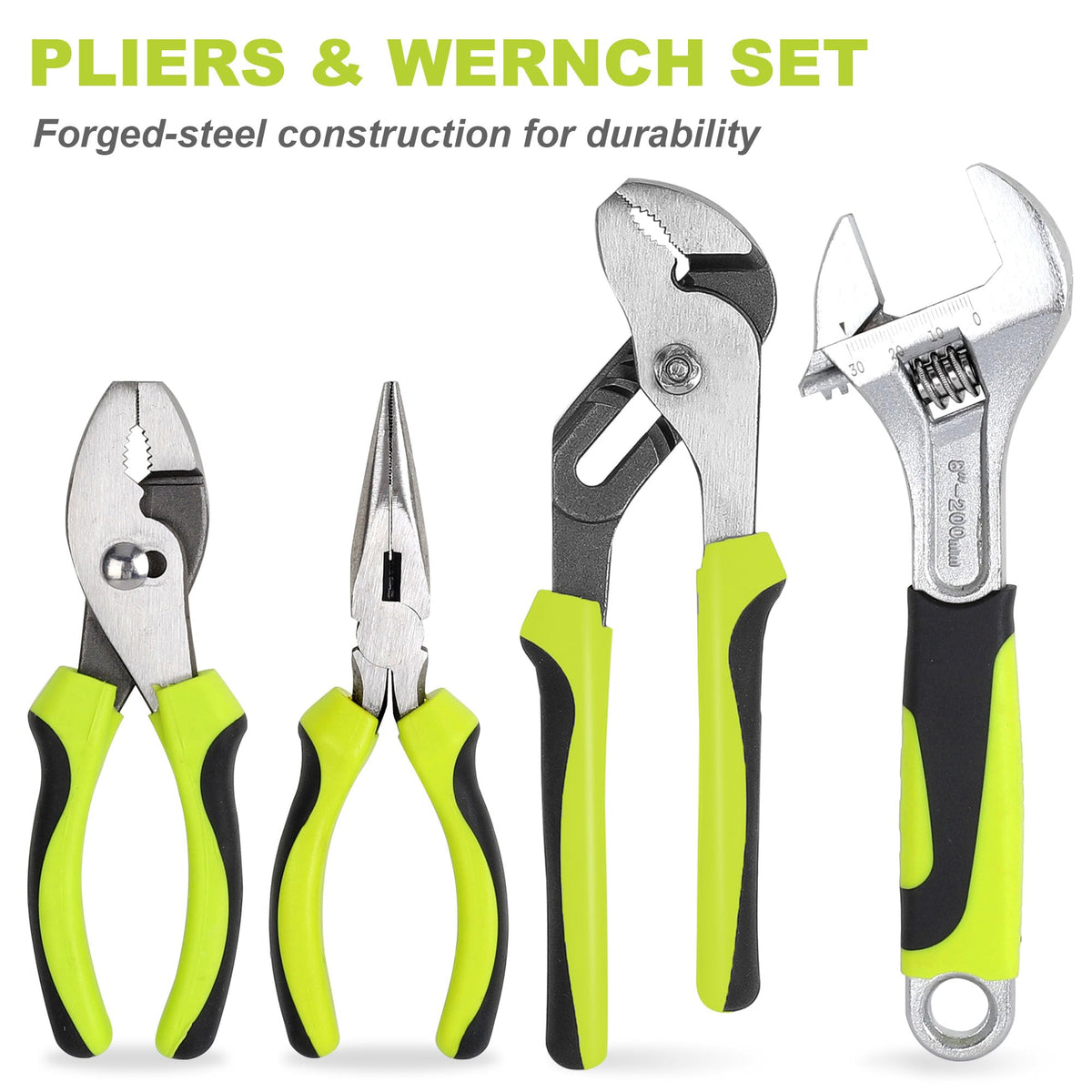 225-Piece Home Repairing Tool Kit with Tool Box O91546