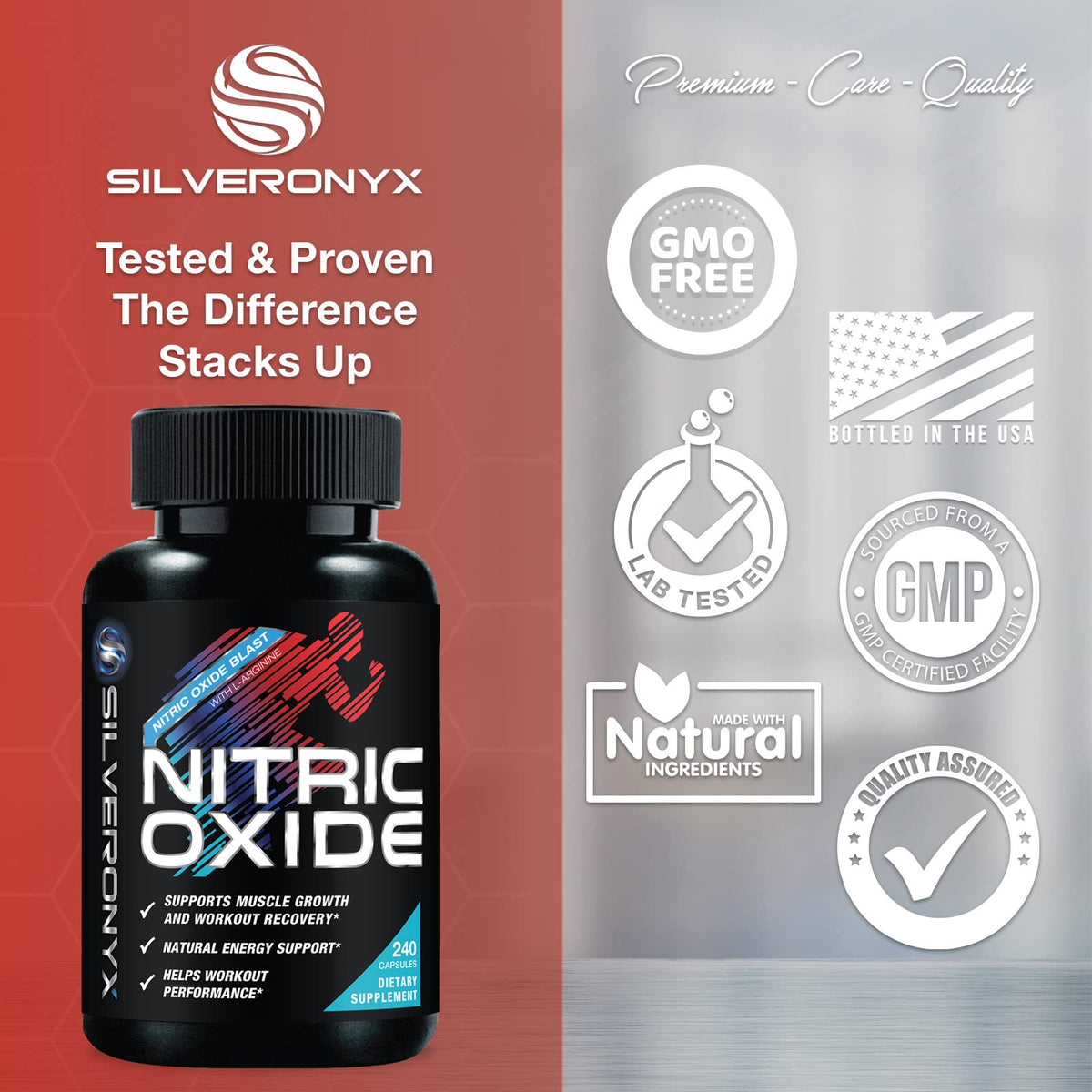 240 Capsules Nitric Oxide Booster H50161