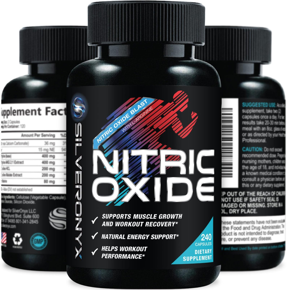 240 Capsules Nitric Oxide Booster H50161