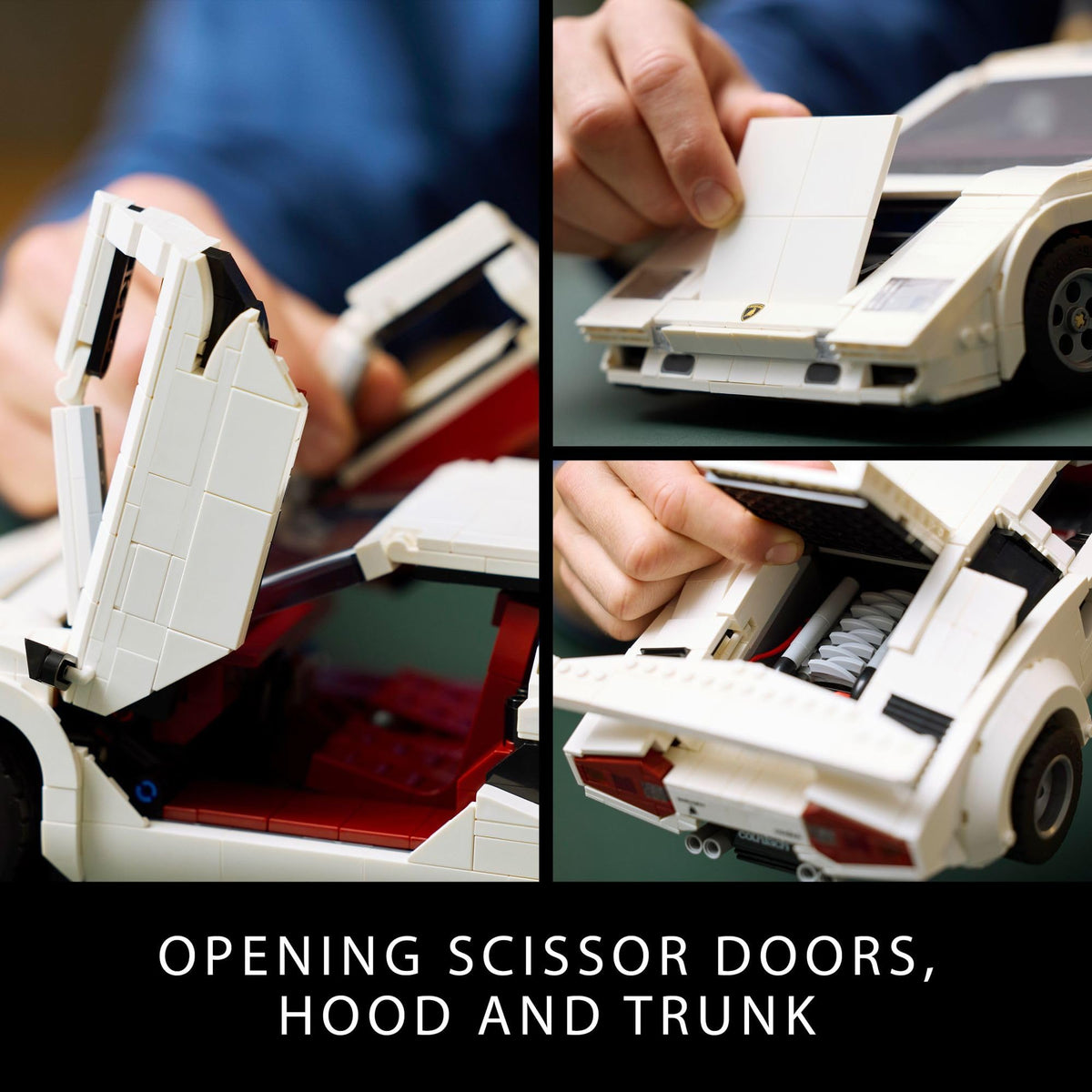 Model Car Kit Building Set with Scissor Doors V12 Engine H314