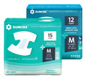 Adult Diapers M 15 Count & Overnight Adult Diapers M 12 Count K94907