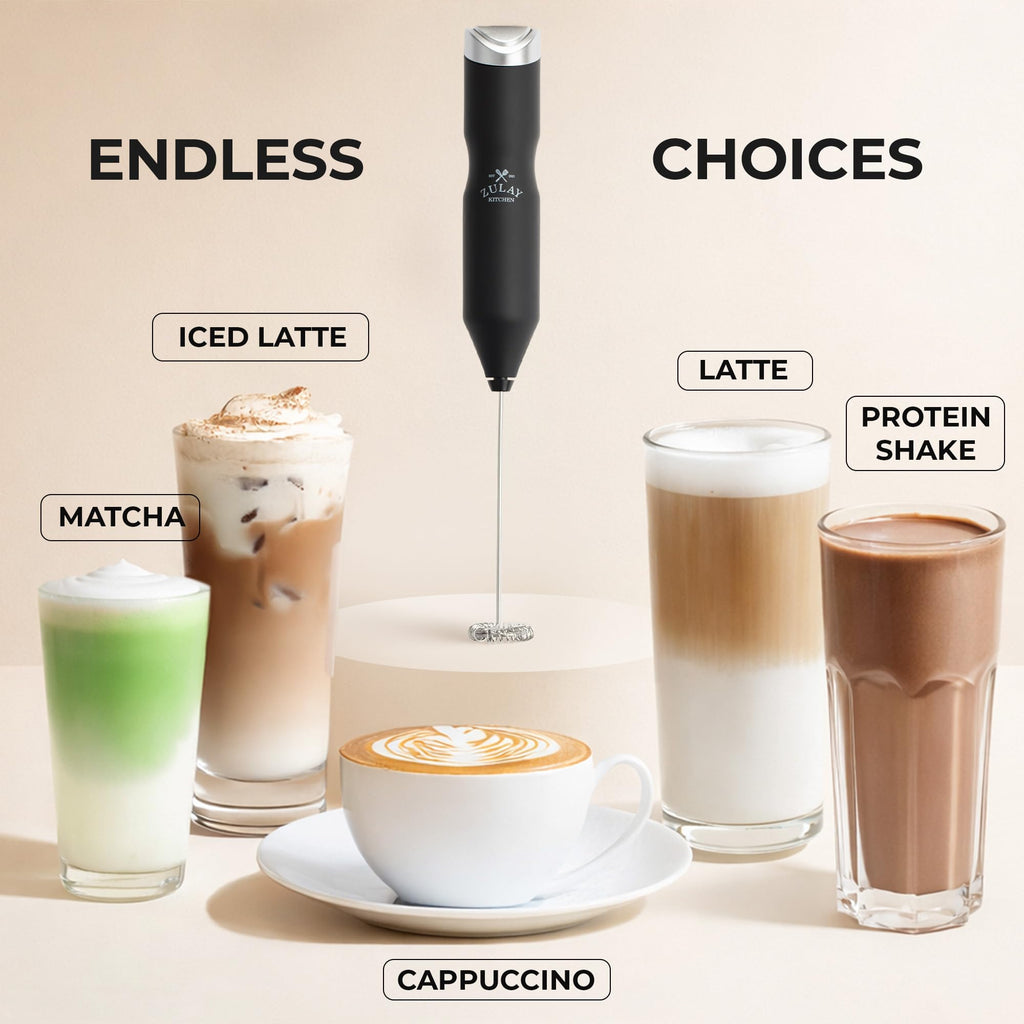 Handheld Milk Frother with AA Batteries V2744